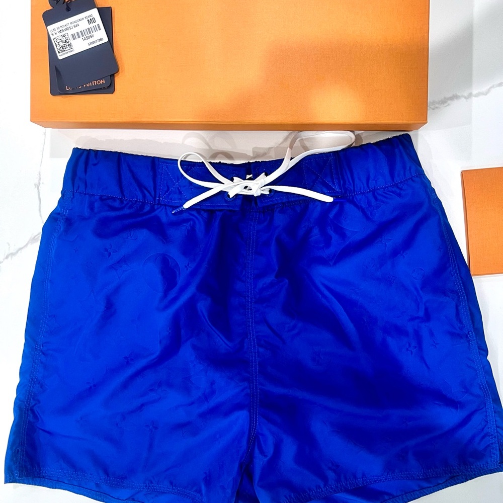 Louis Vuitton 3D POCKET MONOGRAM BOARD SWIM SHORTS